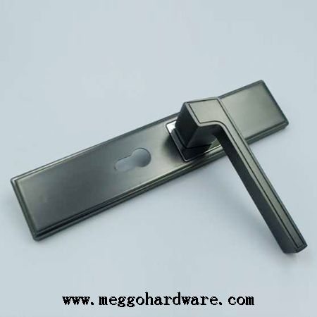 T303星空灰静音室内门锁|门锁厂家|锁具批发