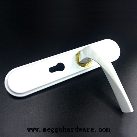 C3烤漆白铁加铝静音室内门锁|门锁厂家|锁具批发