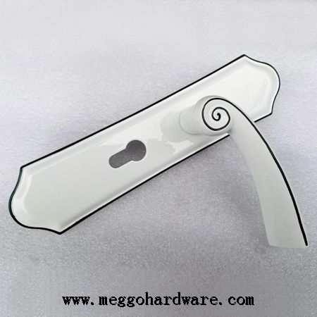 白黑款静音室内门锁22658|执手锁门锁厂家|锁具批发