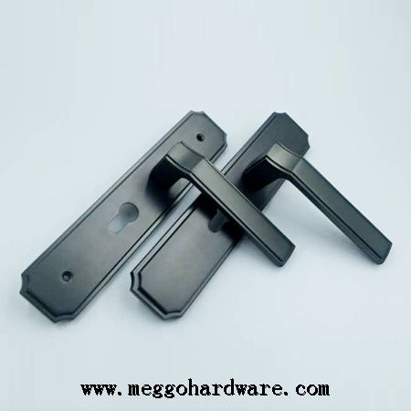 297星空灰高档静音室内门锁|清爽风格执手锁|门锁厂家锁具批发