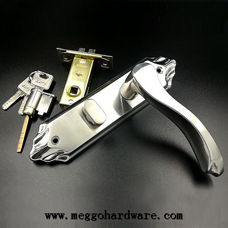 单舌门锁13S|纯不锈钢单舌室内门锁|门锁厂家|锁具批发