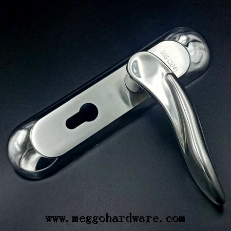 经典鸭舌款不锈钢室内门锁0402|静音门锁|门锁厂家|锁具批发