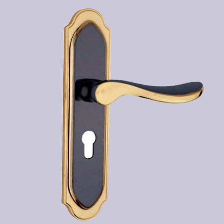 【门锁品牌】经典畅销款钛黑金房门锁T2302TJ|门锁厂家|锁具批发