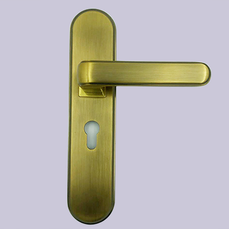 锌合金黄古铜房间门锁LJ01|静音门锁|门锁厂家|锁具批发