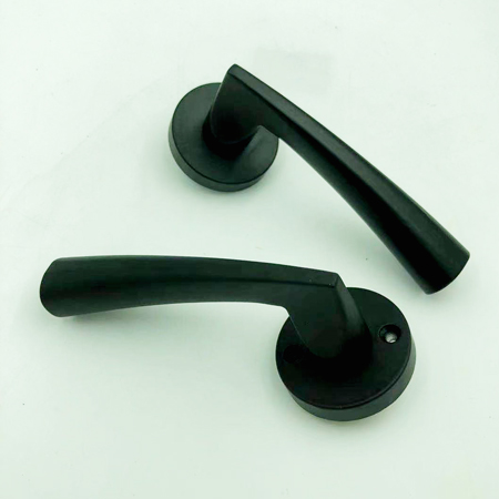 电泳喷塑超大执手铝合金室内门锁|门锁厂家|木门锁